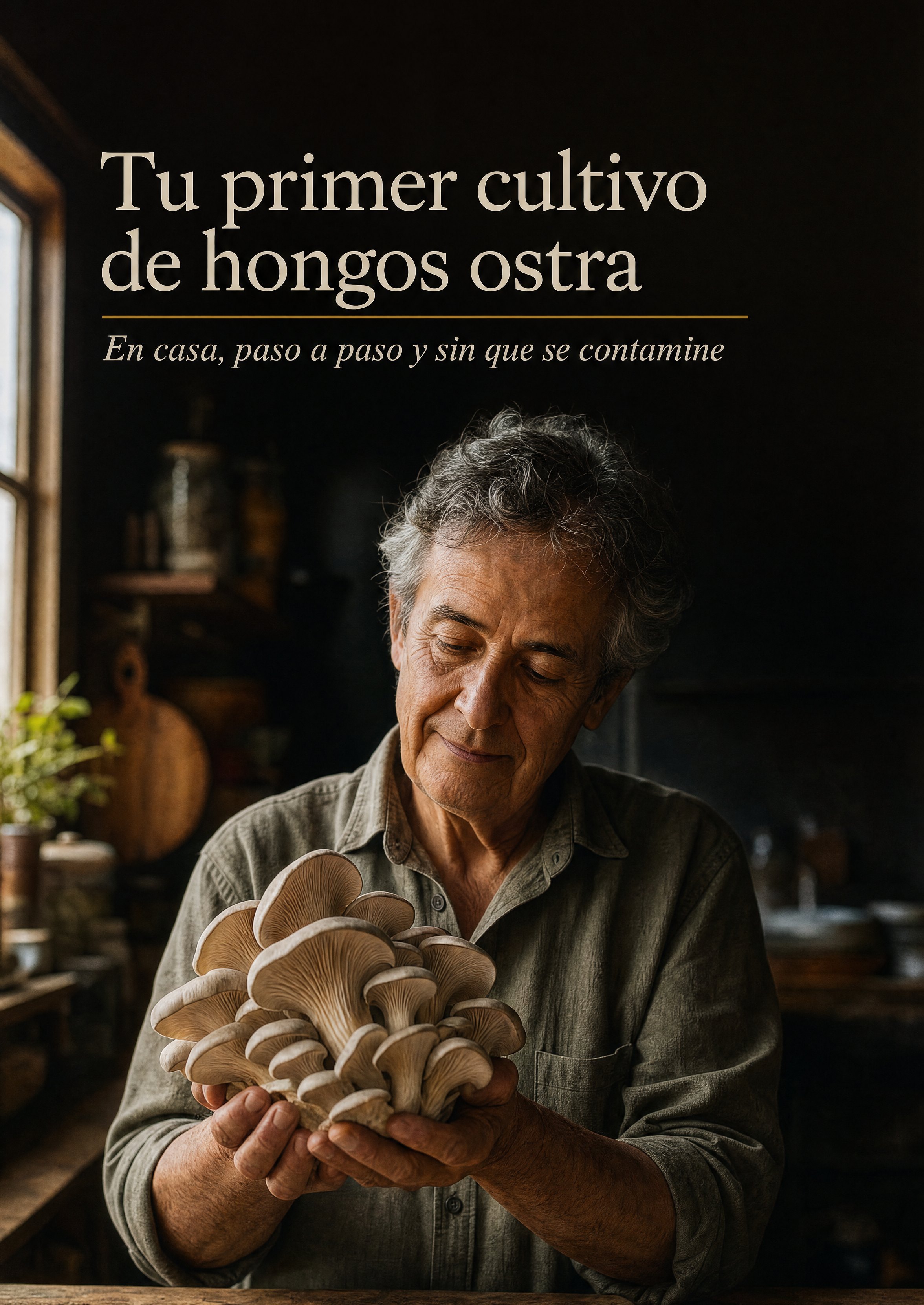 Portada del Método Cosecha Limpia: tu primer cultivo de hongos ostra